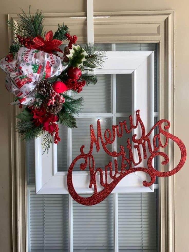 18 jolies idées pour décorer vos portes et fenêtres à Noël 3 18 jolies idées pour décorer vos portes et fenêtres à Noël 3