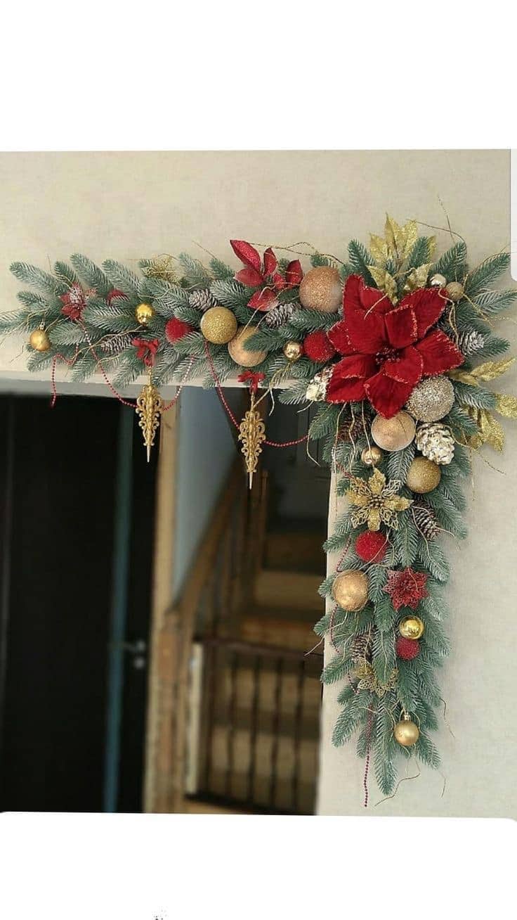 18 jolies idées pour décorer vos portes et fenêtres à Noël 16 18 jolies idées pour décorer vos portes et fenêtres à Noël 16