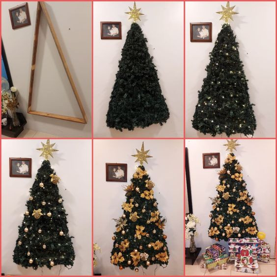 DIY : 25 inspirations pour faire un sapin minimaliste pour Noël 15 DIY : 25 inspirations pour faire un sapin minimaliste pour Noël 15