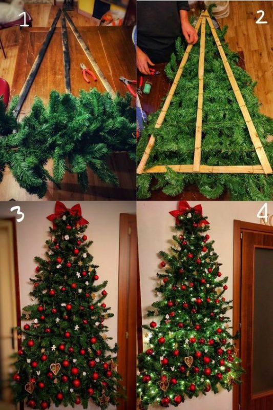 DIY : 25 inspirations pour faire un sapin minimaliste pour Noël 16 DIY : 25 inspirations pour faire un sapin minimaliste pour Noël 16