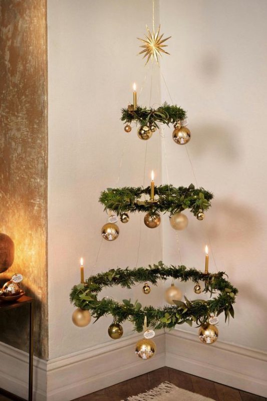DIY : 25 inspirations pour faire un sapin minimaliste pour Noël 2 DIY : 25 inspirations pour faire un sapin minimaliste pour Noël 2