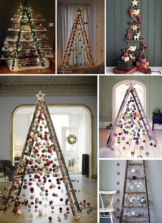 DIY : 25 inspirations pour faire un sapin minimaliste pour Noël 10 DIY : 25 inspirations pour faire un sapin minimaliste pour Noël 10