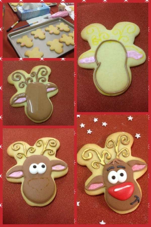 15 Recettes Innovantes pour Des Biscuits à Croquer 8 Biscuit tête de renne de Noël