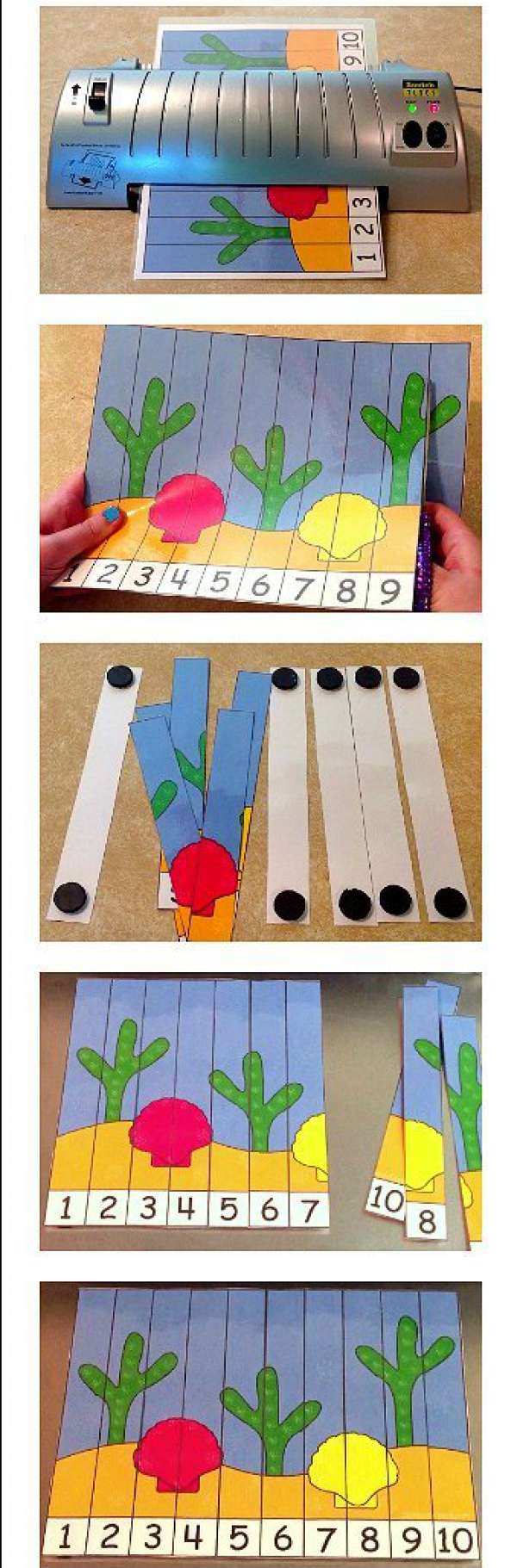 19 activités amusantes pour faire aimer les maths à vos enfants 12 Puzzle numéroté