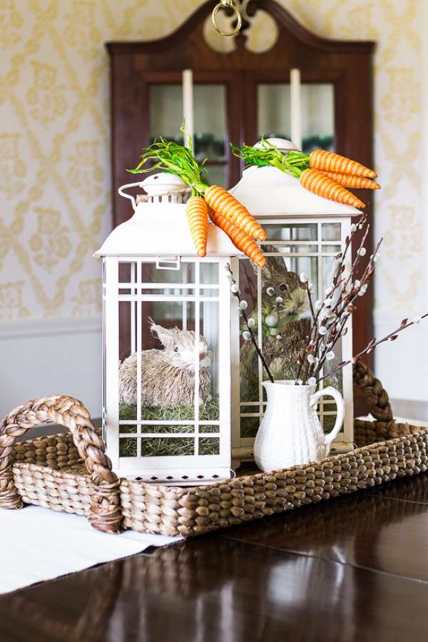 Éblouissez votre Pâques : 17 Décorations DIY à Adopter pour une Fête Inoubliable 14 Lanternes décorées