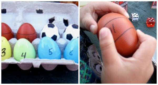 Pâques ludiques et pédagogiques : 18 idées d’activités pour vos enfants 2 Apprendre à compter avec des œufs en plastique