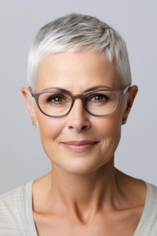 40 Coupes Courtes pour Femme de 60 Ans à Lunettes : Nos 60 Plus Beaux Modèles 4 40 Coupes Courtes pour Femme de 60 Ans à Lunettes : Nos 60 Plus Beaux Modèles 4