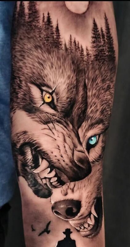 Tatouage loup : Nos 27 Plus Beaux Modèles & Leurs Significations 26 Tatouage loup : Nos 27 Plus Beaux Modèles & Leurs Significations 26