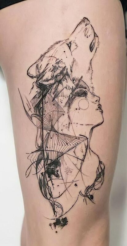 Tatouage loup : Nos 27 Plus Beaux Modèles & Leurs Significations 10 Tatouage loup : Nos 27 Plus Beaux Modèles & Leurs Significations 10
