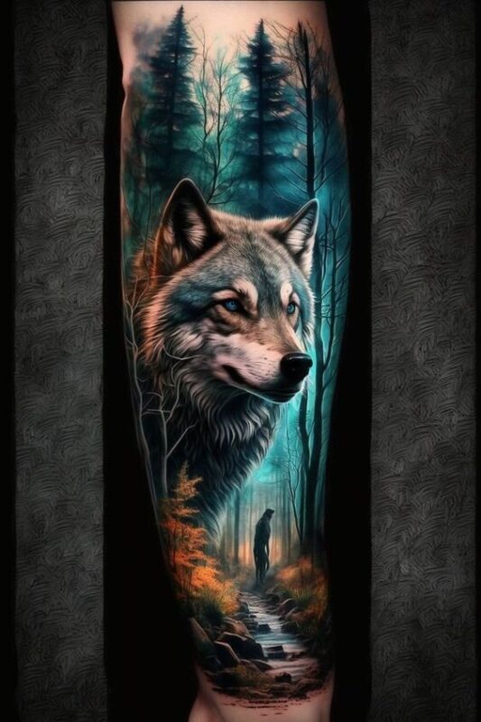 Tatouage loup : Nos 27 Plus Beaux Modèles & Leurs Significations 16 Tatouage loup : Nos 27 Plus Beaux Modèles & Leurs Significations 16