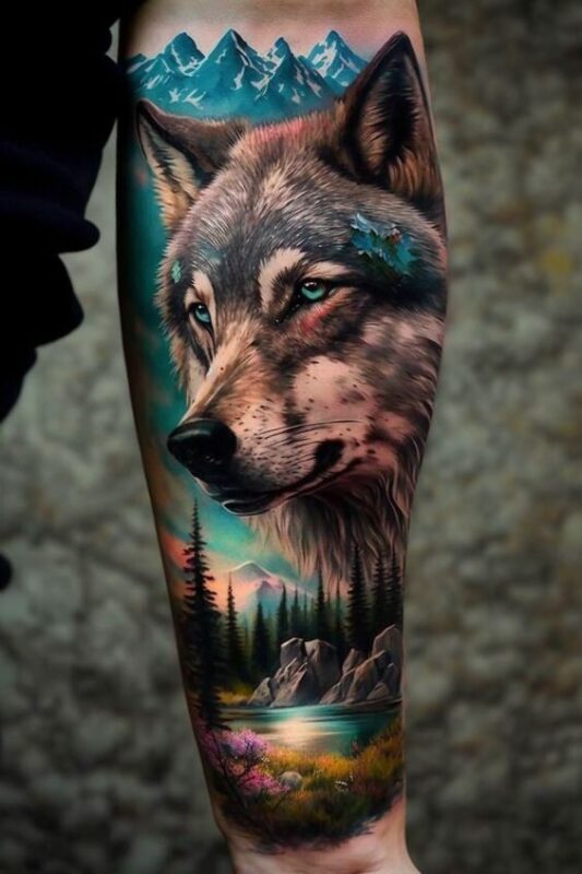 Tatouage loup : Nos 27 Plus Beaux Modèles & Leurs Significations 15 Tatouage loup : Nos 27 Plus Beaux Modèles & Leurs Significations 15