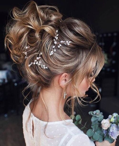 15 Coiffures de mariage avec chignon de mariée 10 15 Coiffures de mariage avec chignon de mariée 10