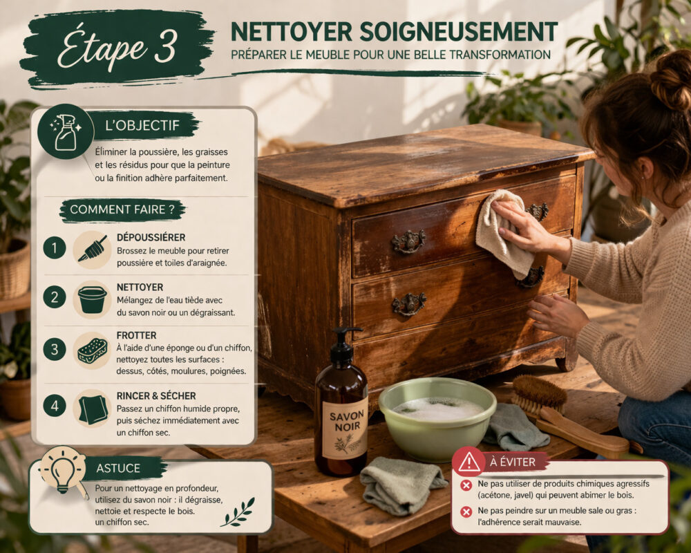 Les 10 &eacute;tapes pour transformer une vieille commode en meuble TV chic 🪵📺 4