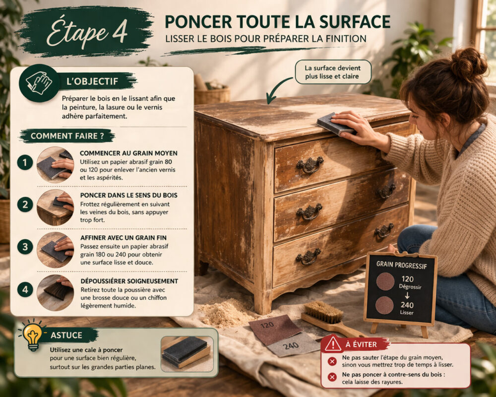 Les 10 &eacute;tapes pour transformer une vieille commode en meuble TV chic 🪵📺 5