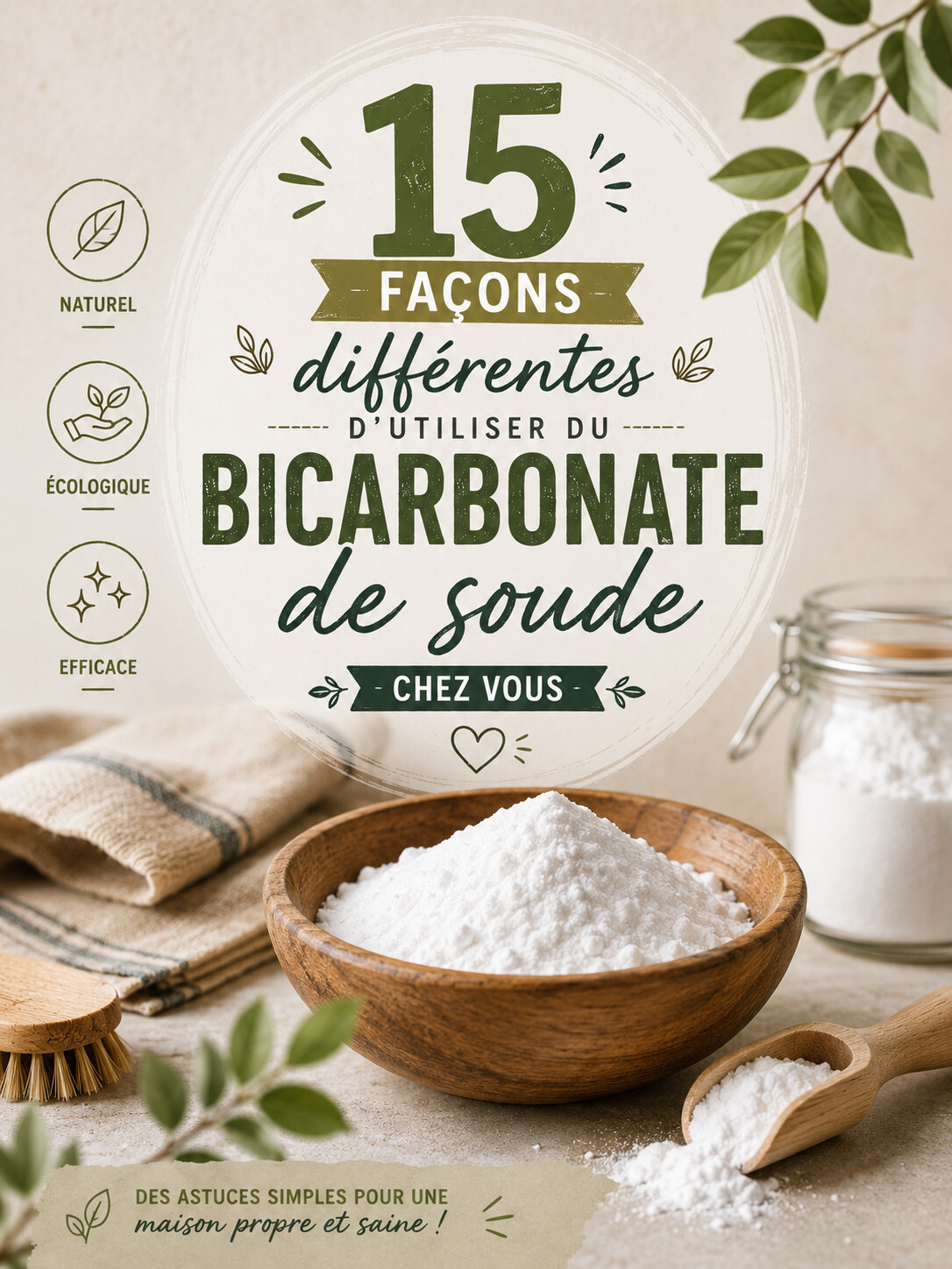 15 fa&ccedil;ons diff&eacute;rentes d'utiliser du bicarbonate de soude chez vous 1
