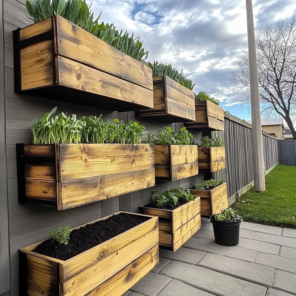 19 Id&eacute;es de jardin en palette &agrave; faire soi m&ecirc;me 9