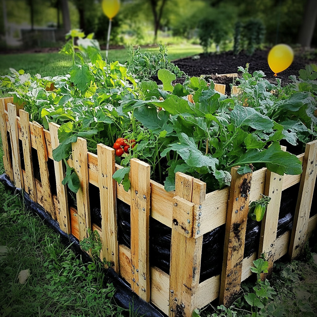 19 Id&eacute;es de jardin en palette &agrave; faire soi m&ecirc;me 16