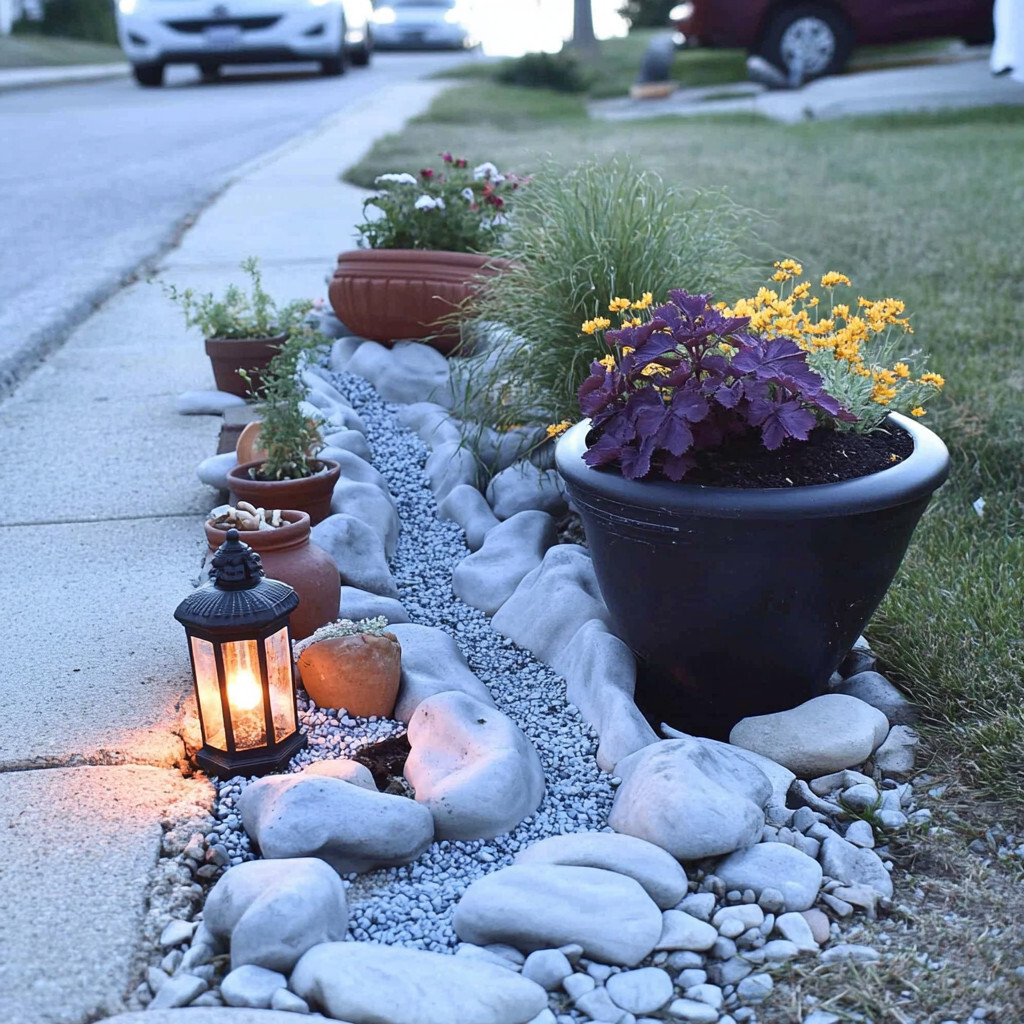 30 fa&ccedil;ons d'am&eacute;nager votre jardin avec des galets 29