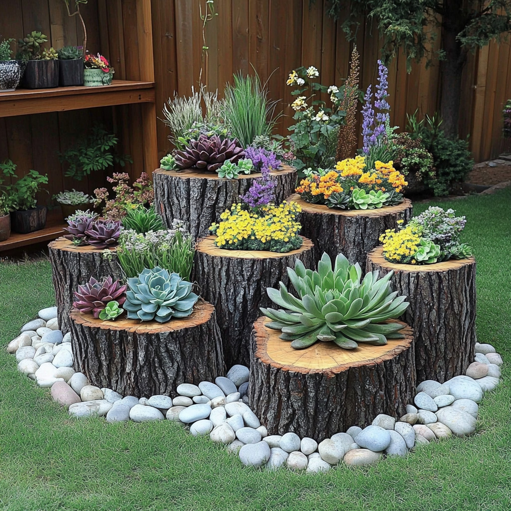 30 fa&ccedil;ons d'am&eacute;nager votre jardin avec des galets 14