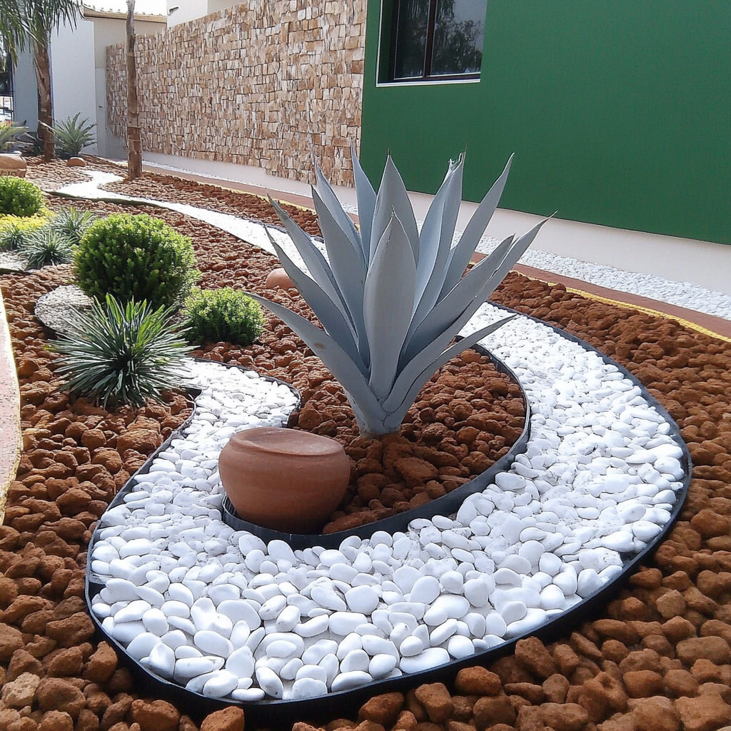 30 fa&ccedil;ons d'am&eacute;nager votre jardin avec des galets 23