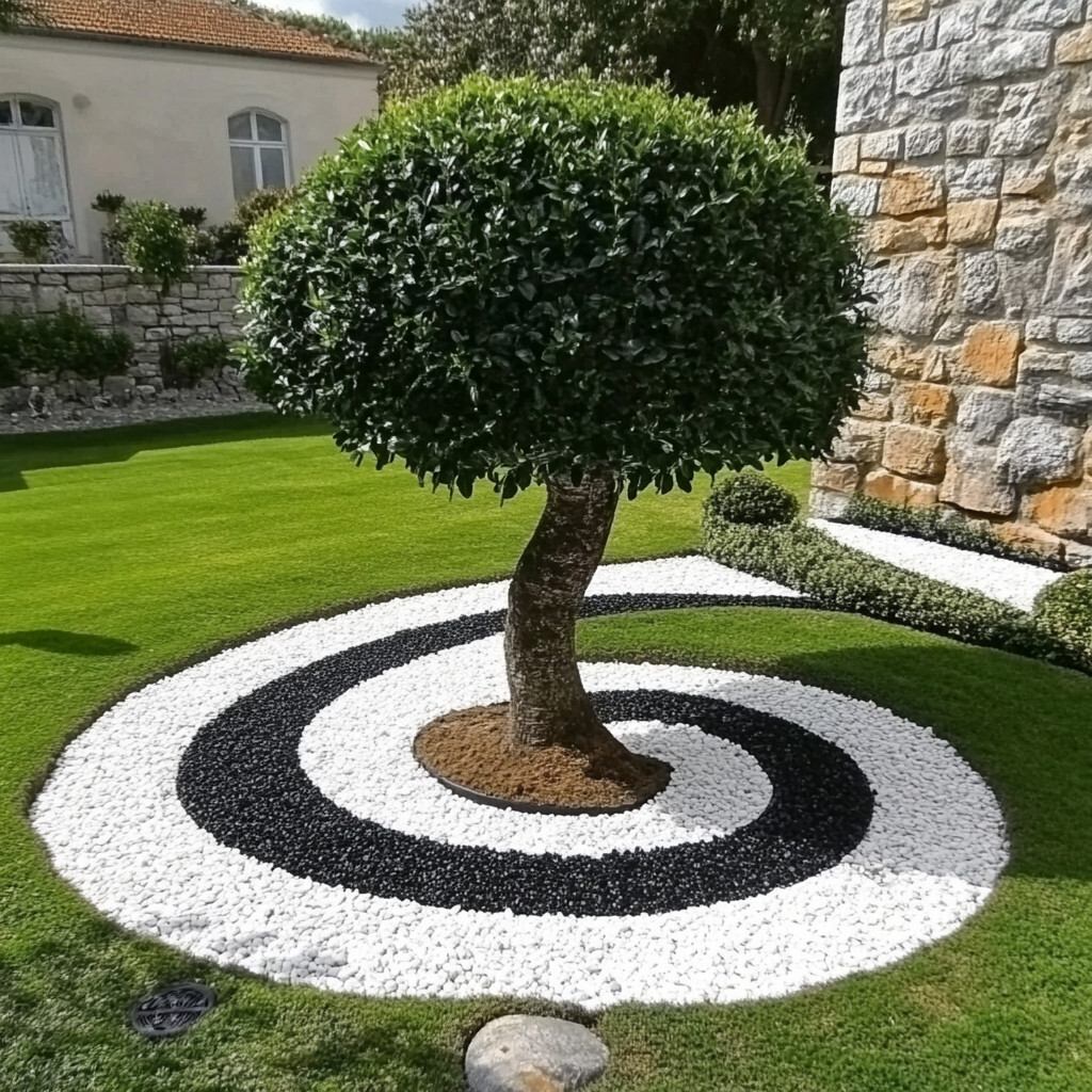30 fa&ccedil;ons d'am&eacute;nager votre jardin avec des galets 11