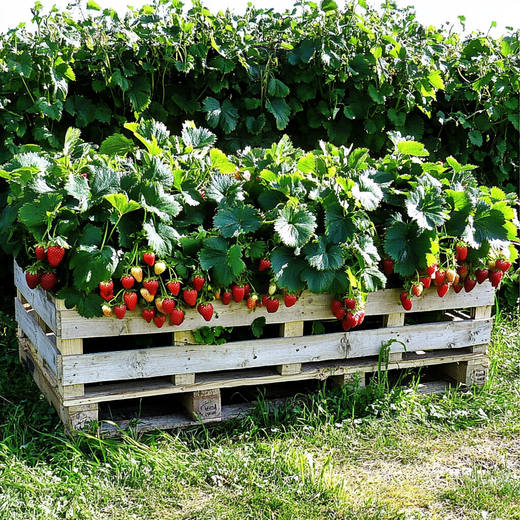 19 Id&eacute;es de jardin en palette &agrave; faire soi m&ecirc;me 2