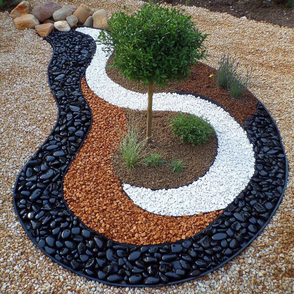 30 fa&ccedil;ons d'am&eacute;nager votre jardin avec des galets 21