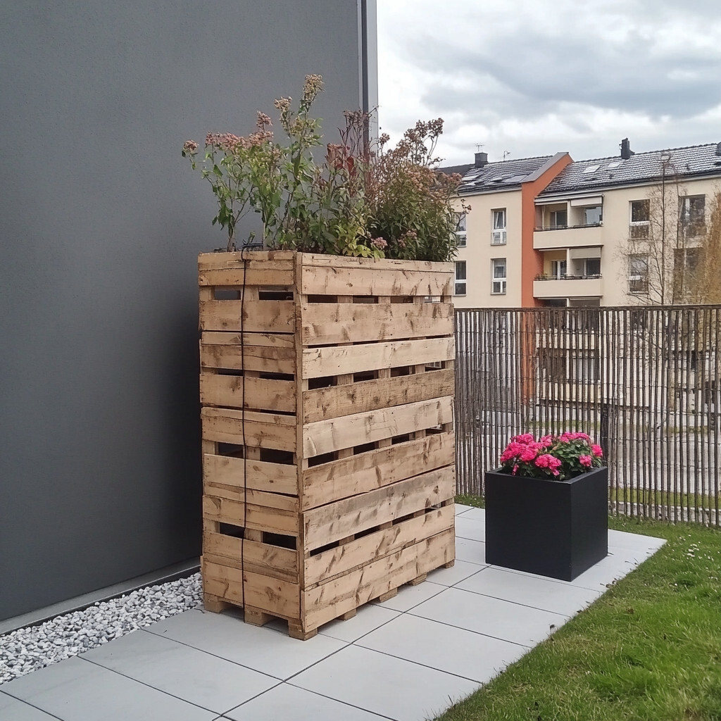 19 Id&eacute;es de jardin en palette &agrave; faire soi m&ecirc;me 10