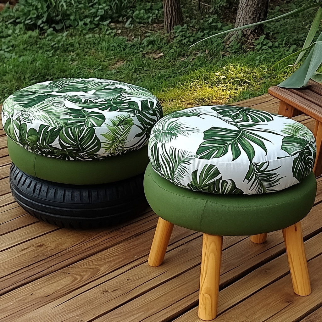 28 Id&eacute;es &agrave; faire soi-m&ecirc;me avec des pneus recycl&eacute;s 26